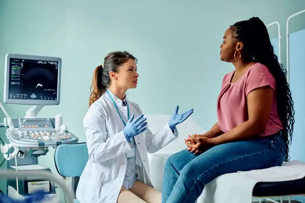 Rejuvenating Intimacy: Exploring Surgical Solutions for Vaginal Laxity 1 Woman have consultation about vaginal laxity Wolverhampton